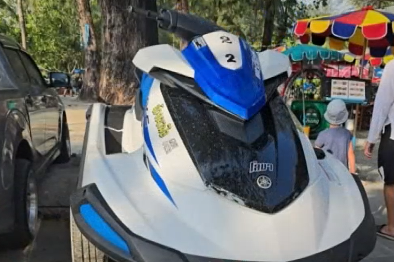 涉事水上電單車。(互聯網)