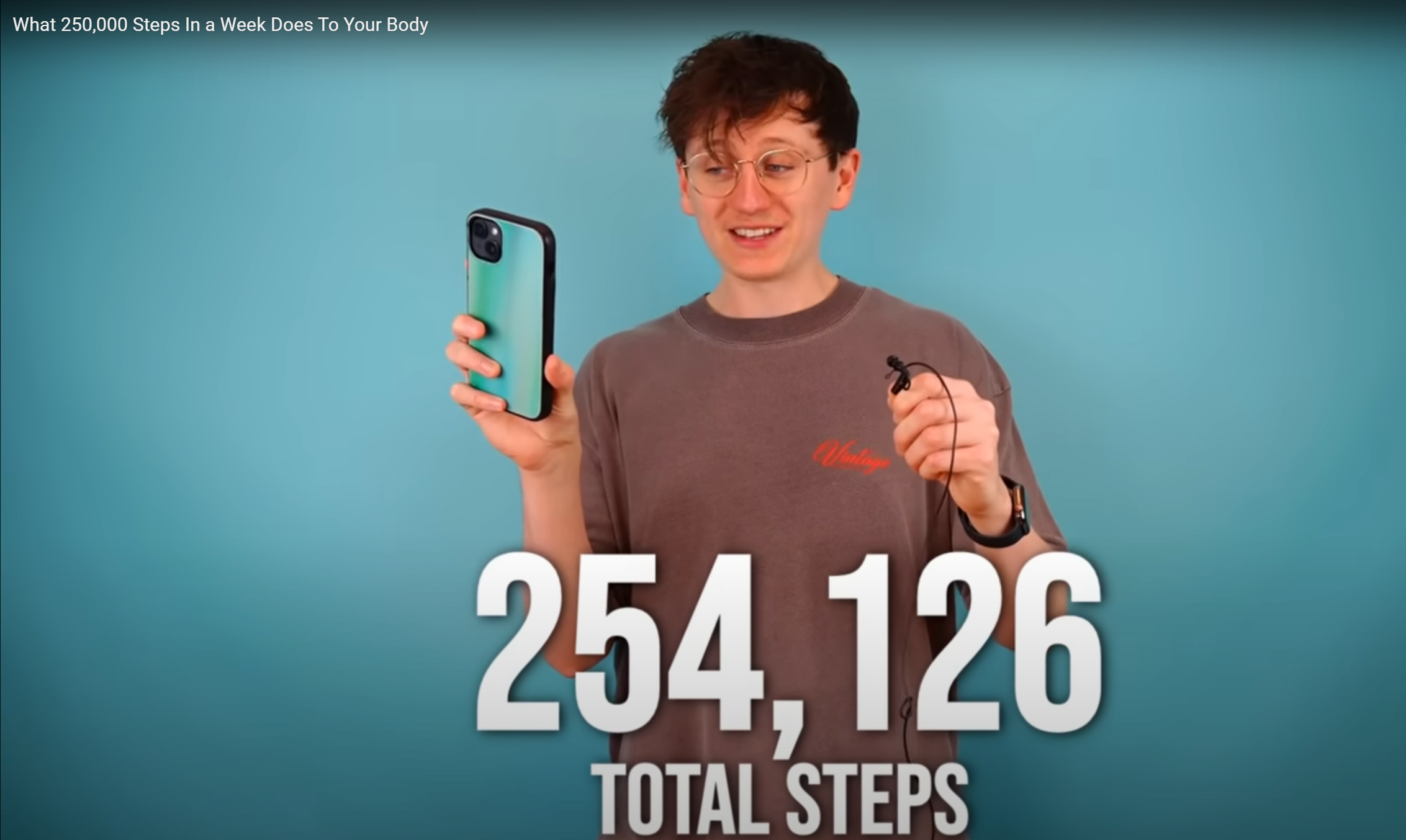 英國28歲男YouTuber威爾許(Jack Massey Welsh)近來決定挑戰「極限步行」,結果7天內成功步行了25萬步,身體就發生了變化。