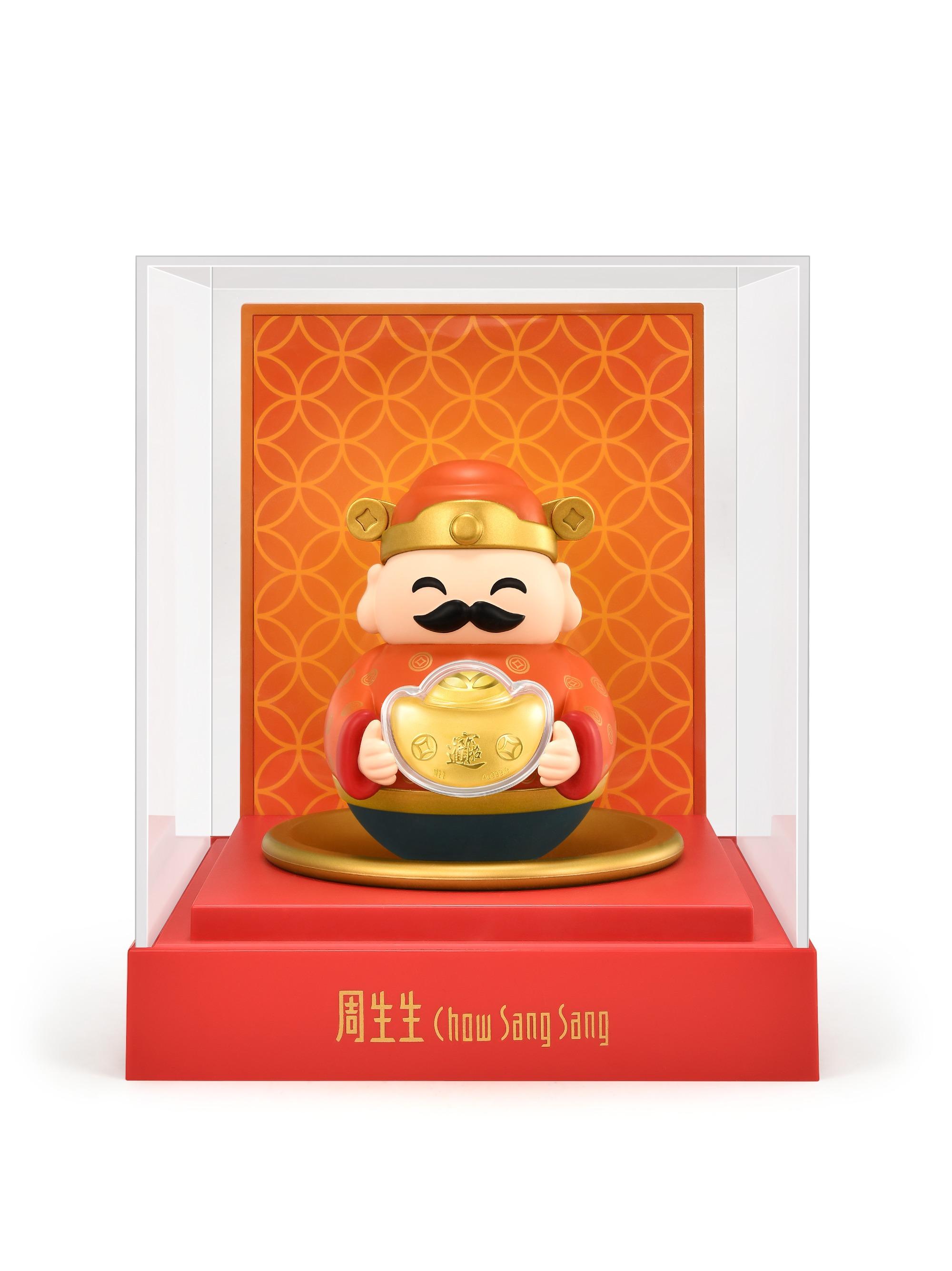 財神造型黃金擺件