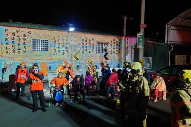 台灣嘉義發生6.4級地震,本港逾百市民報告有震感。(楠西區。網上圖片)