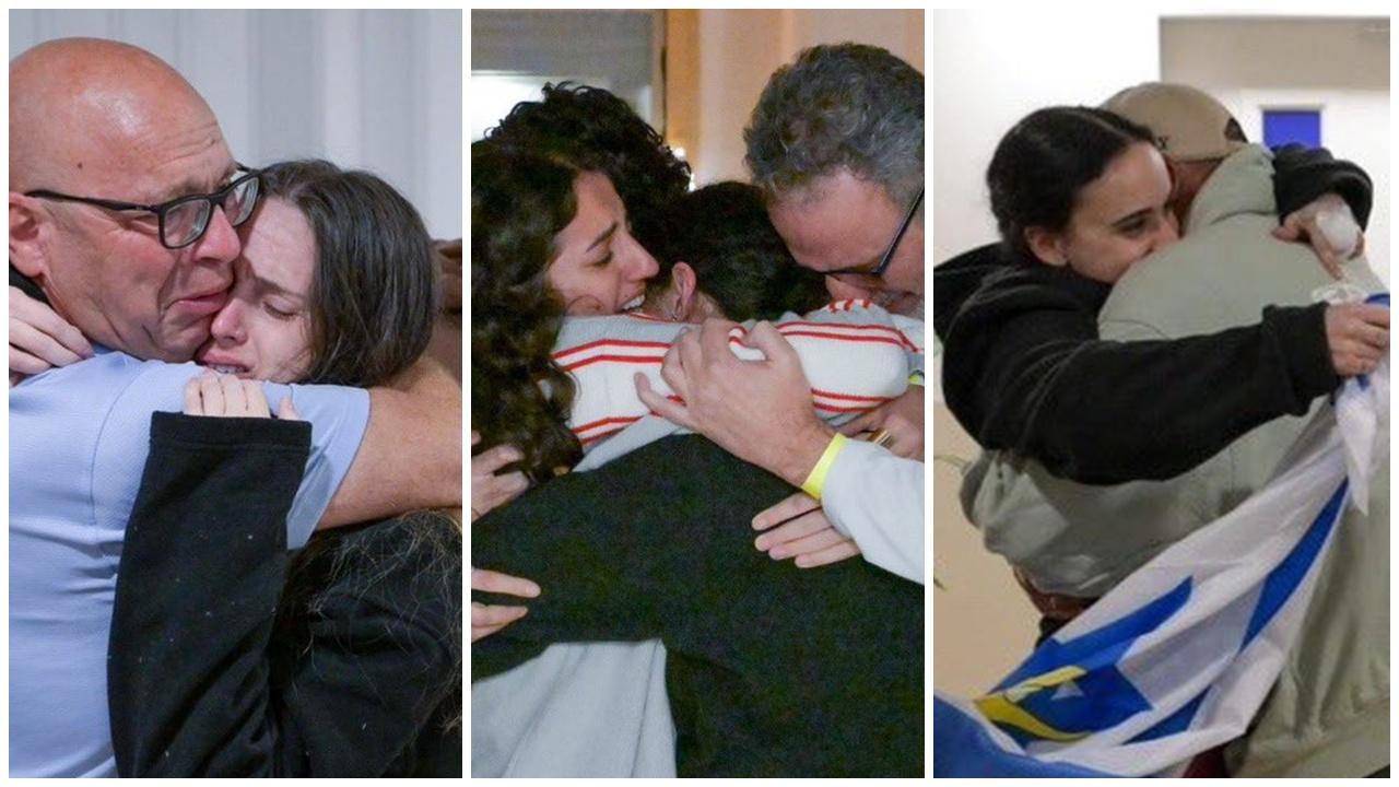 以巴衝突,以哈停火生效,3名女人質獲釋返抵以色列。(X)