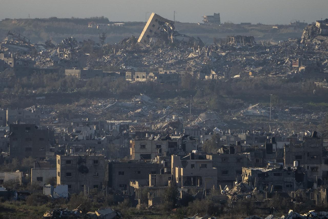 第二階段停火,以軍會分階段撤離加沙地帶,加沙北部居民將可以重返家園。(加沙地帶。AP)