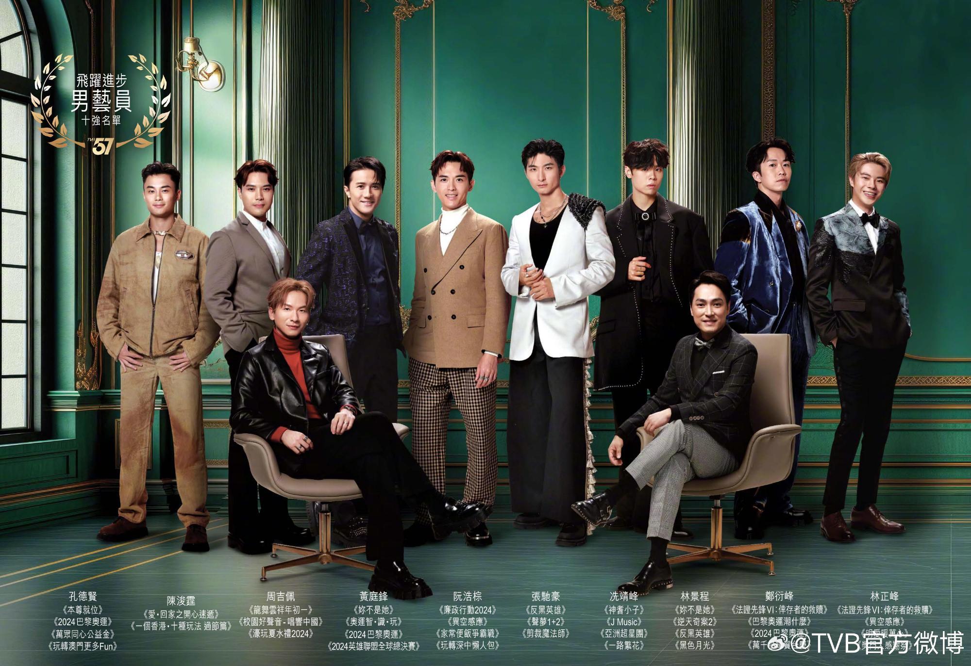 「飛躍進步男藝員」最後十強。