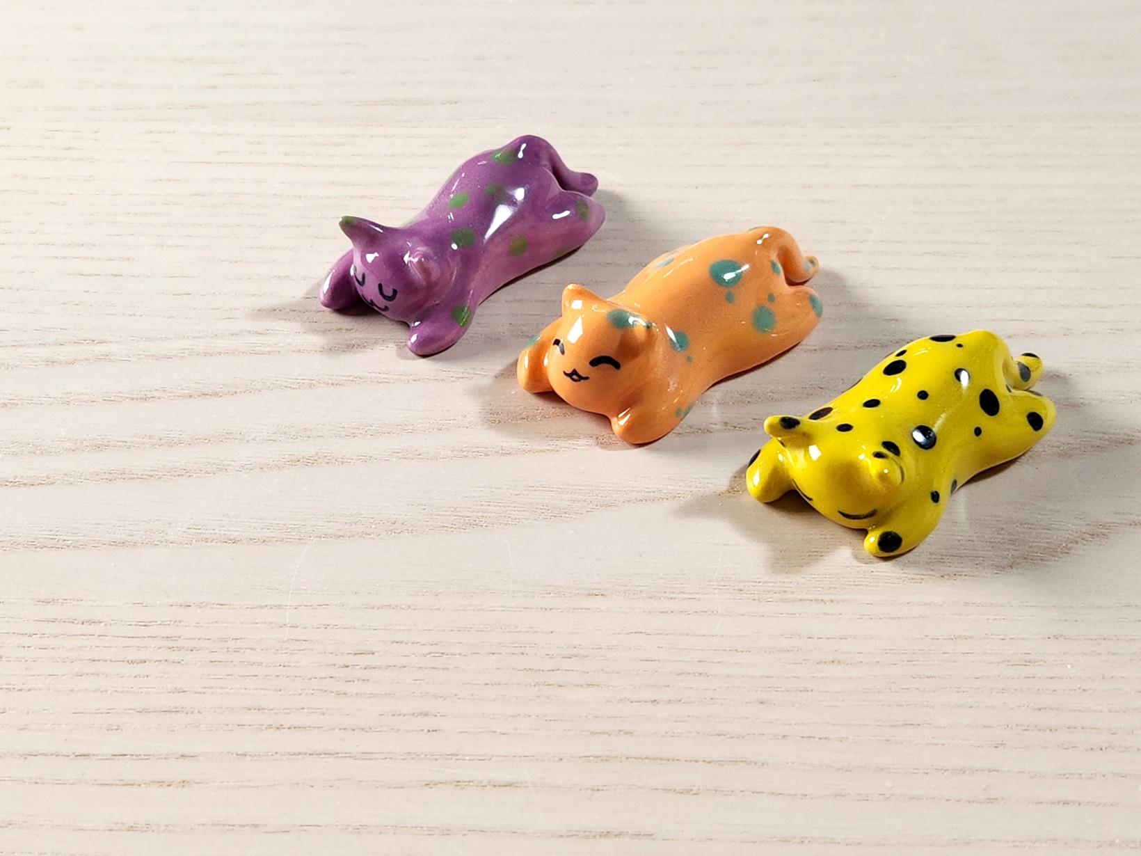 喵星村的喵喵陶瓷展品。