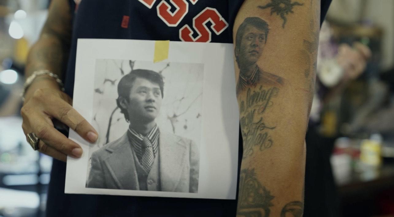 阿肥表示紋身係最好紀念。