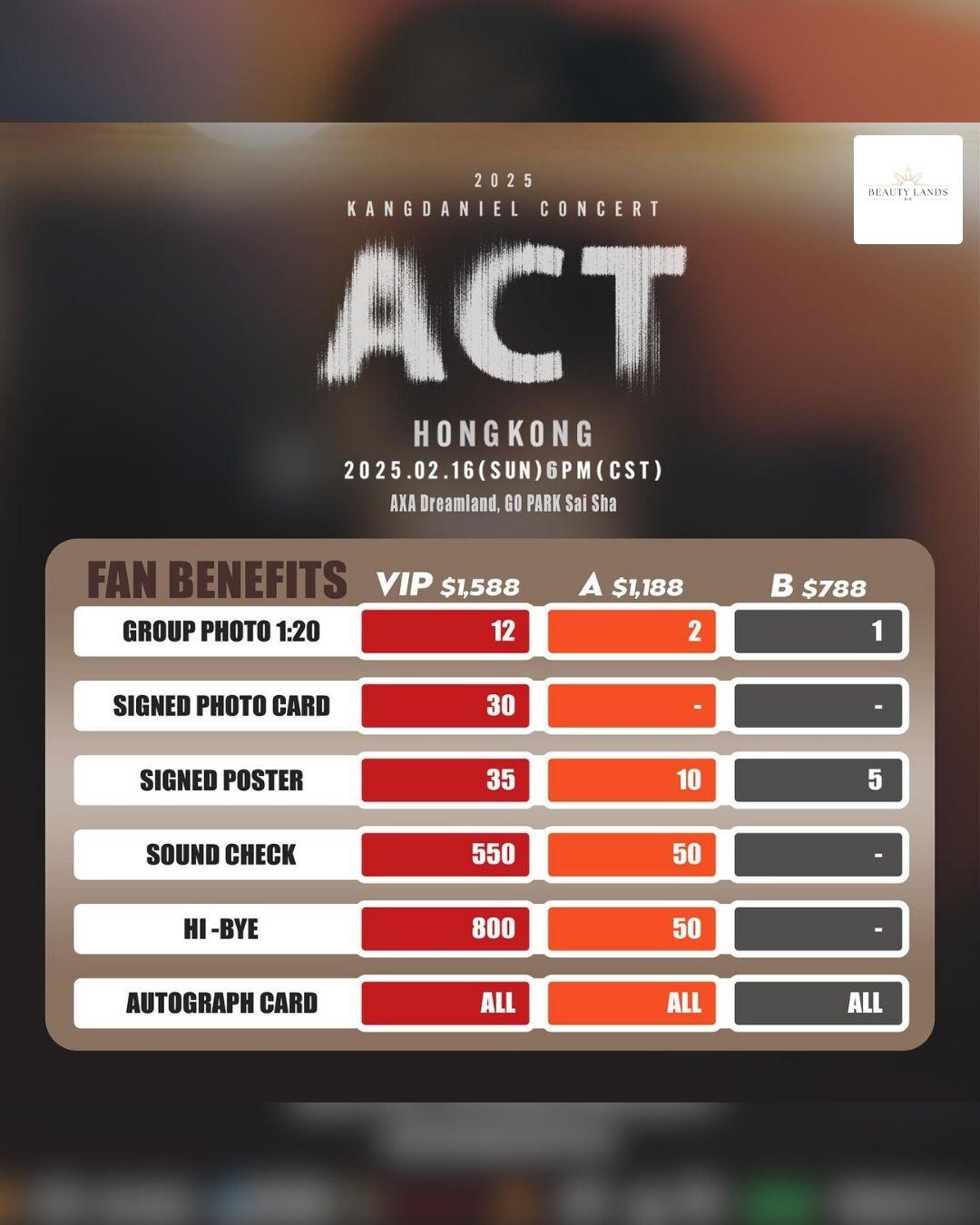 姜丹尼爾今次香港站演出福利多多,歌迷萬勿錯過。