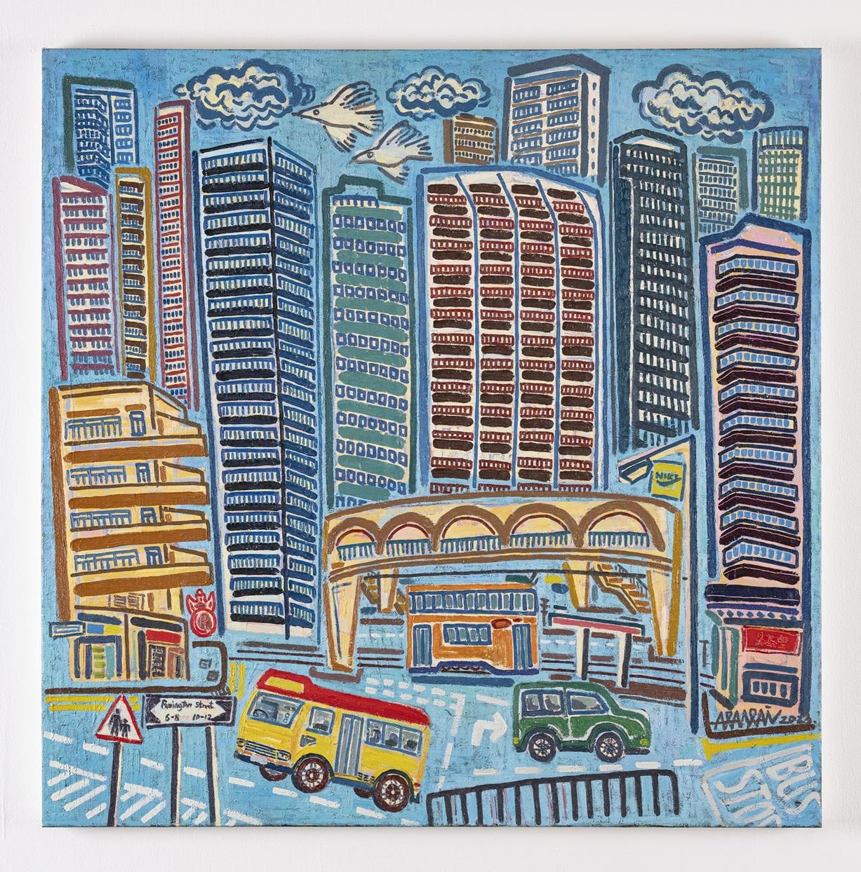 黎雅倫油畫作品《Landscape No.7》