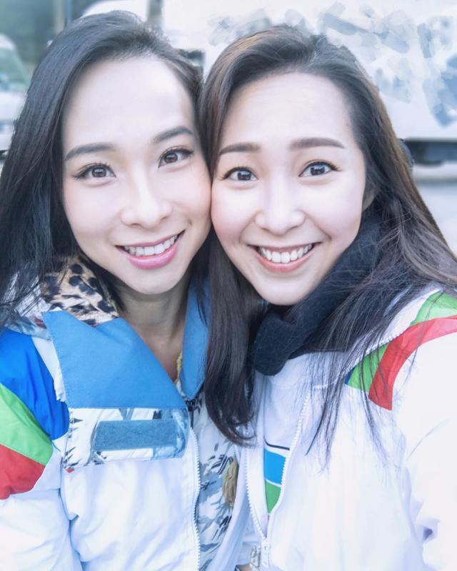 吳嘉儀與李旻芳(右)撞樣而被人撈亂。