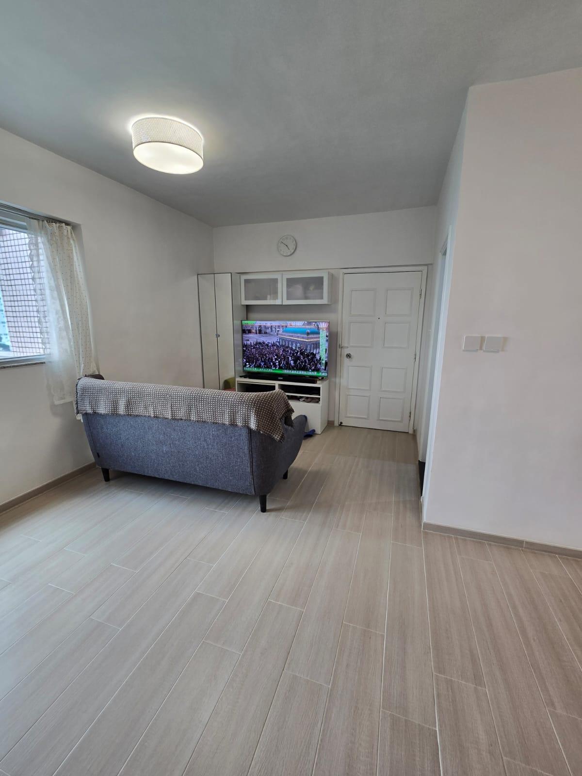 嘉翠園中高層A室,實用面積約465方呎,原則兩房間隔。(代理提供)