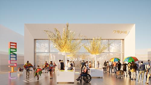 大阪世博巴西館。(網上圖片)