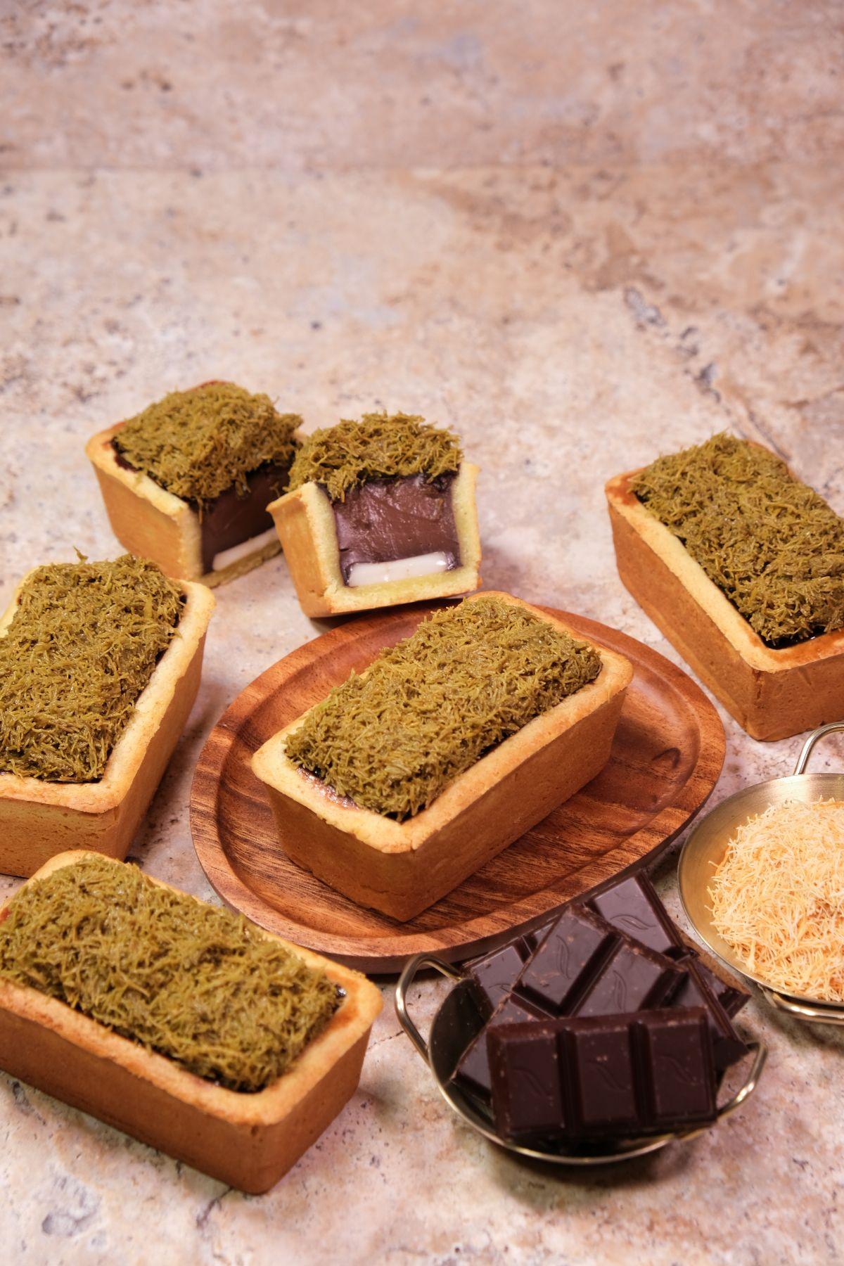 杜拜巧克力開心果麻糬蛋撻$68 (尖沙咀店供應)