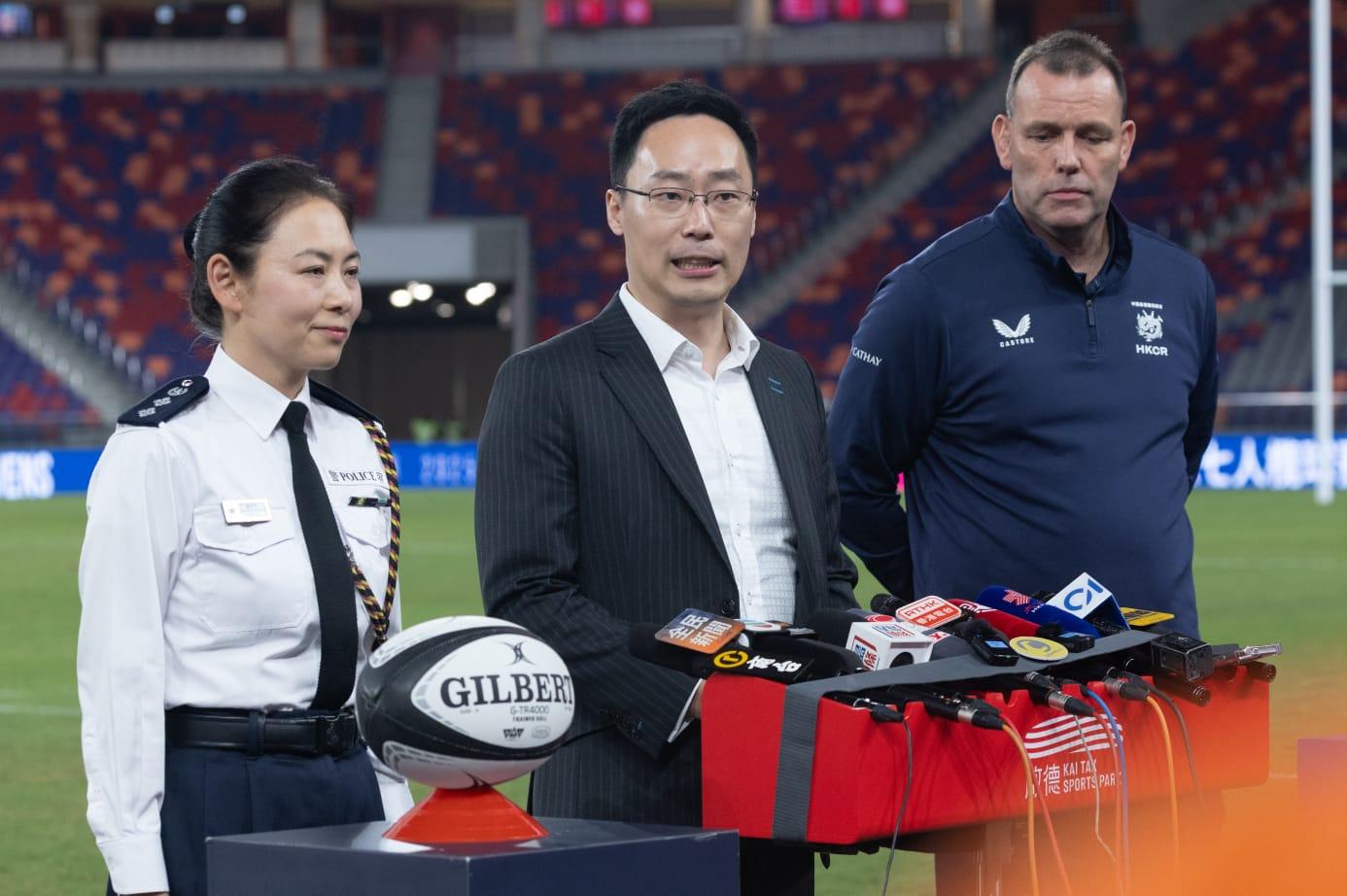 蔡健斌(中1)指測試賽符合預期。(蘇文傑攝)