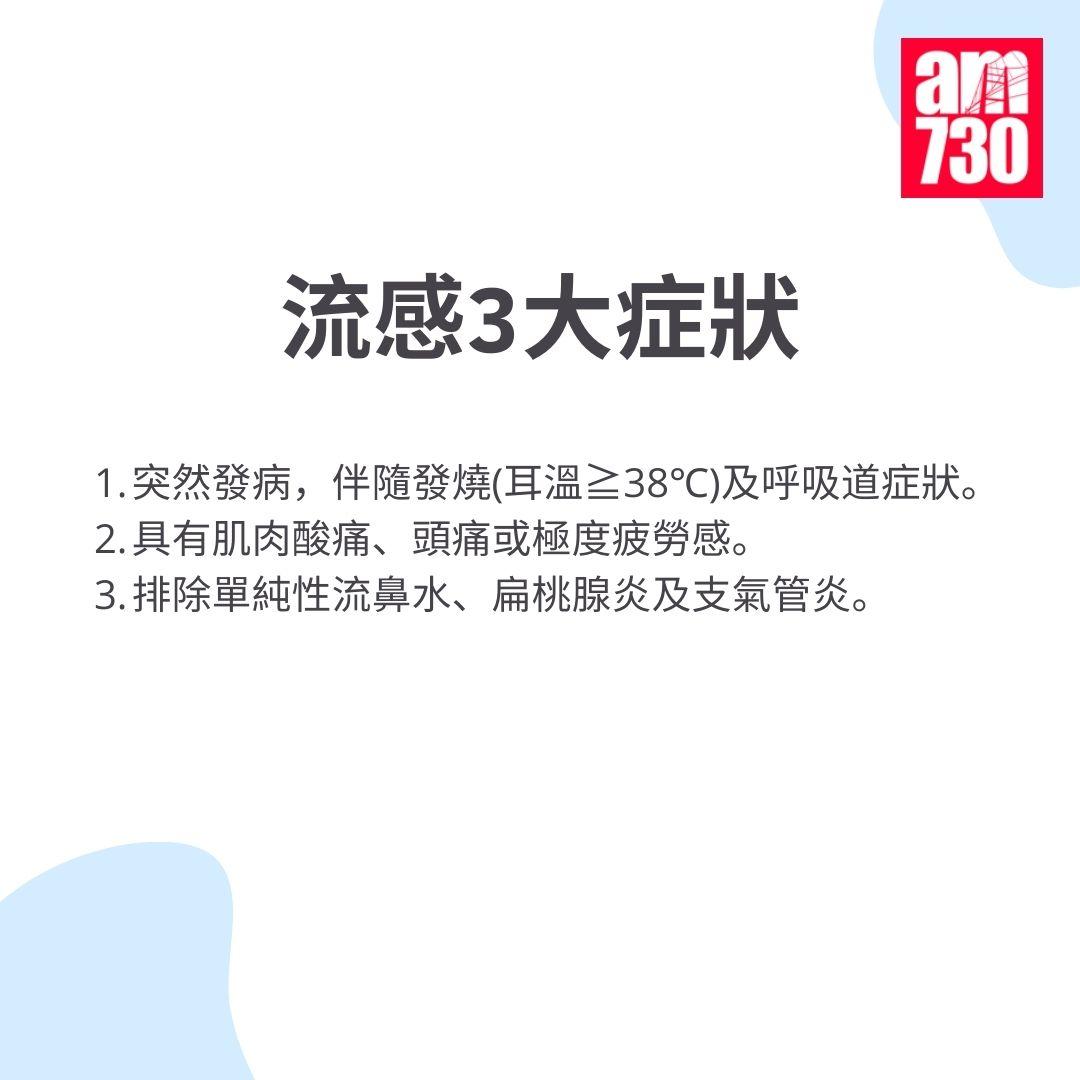 醫生教路|流感3大症狀