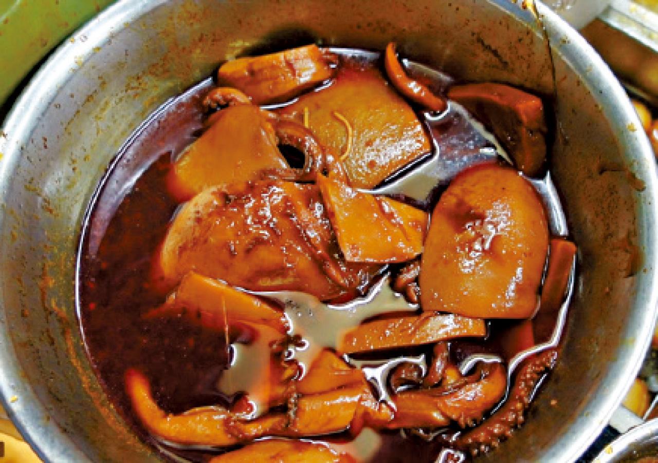 合興粥麵飯 咖喱魷魚