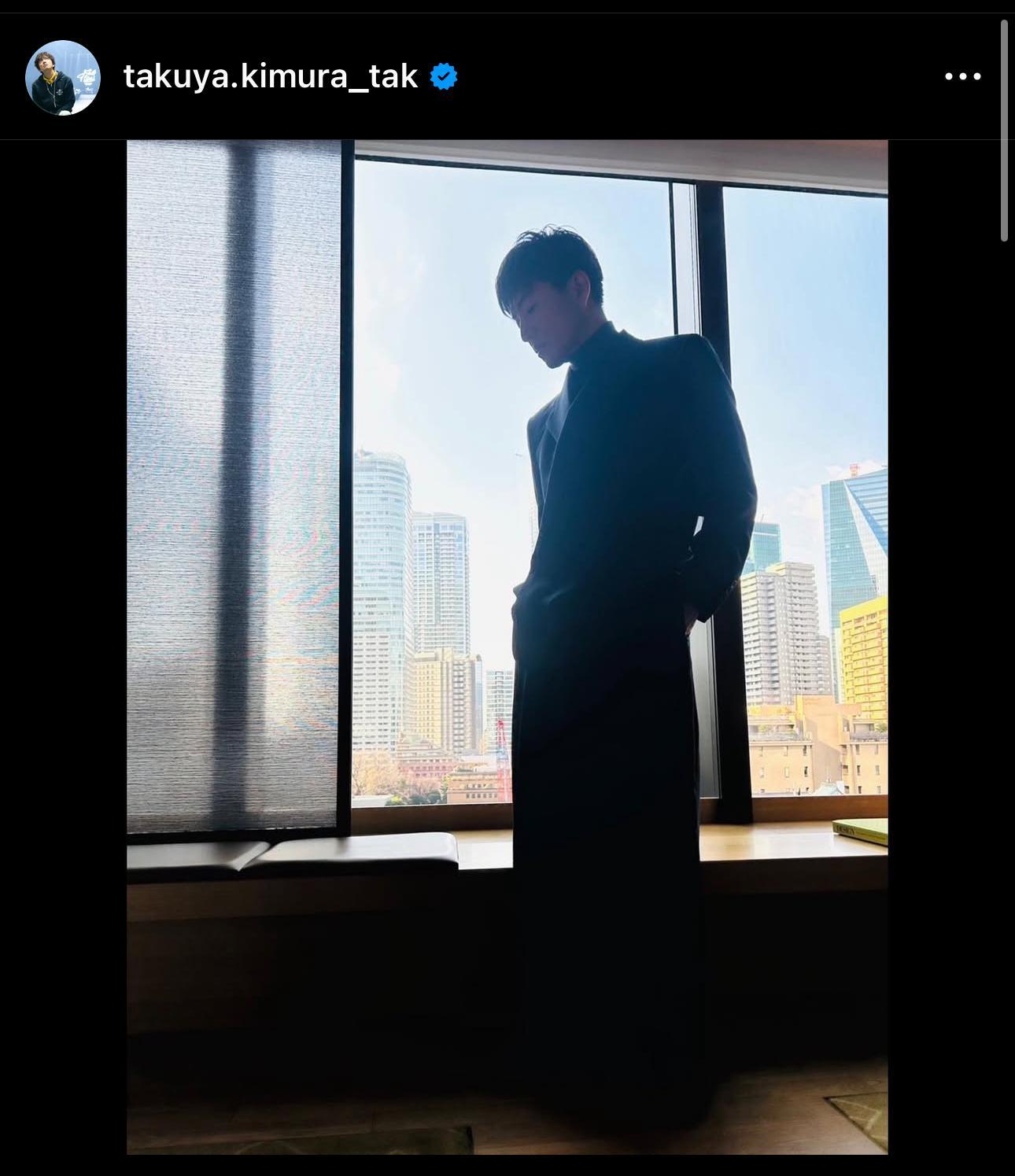 木村拓哉今早亦有更新IG。