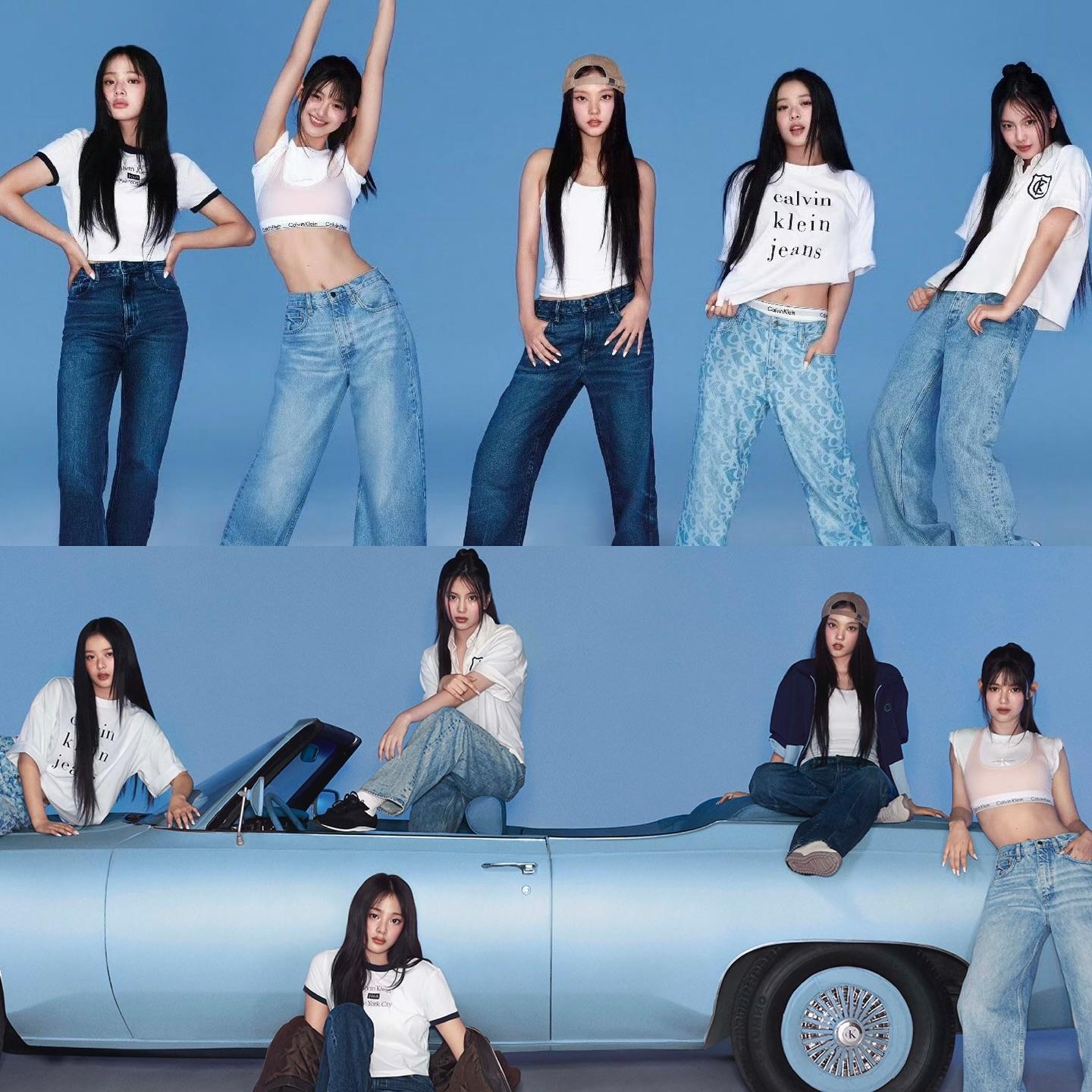 Calvin Klein再搵NewJeans代言春季新裝,不過去掉團體名,只採用成員名字。