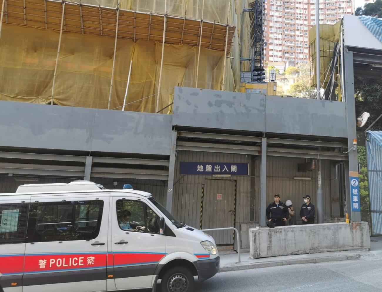 火炭發生致命工業意外。(fb「香港建造業總工會」圖片)