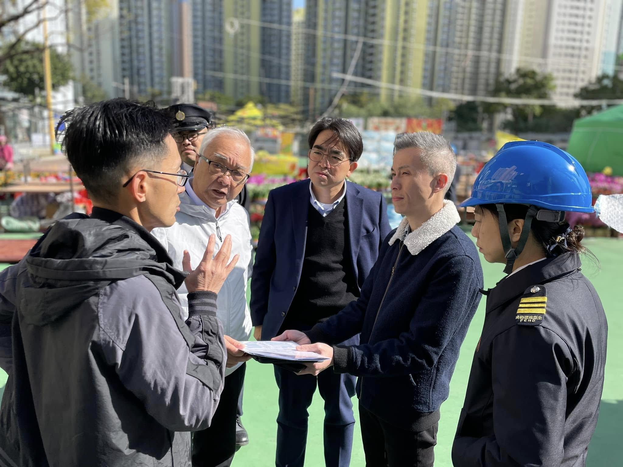 農曆新年2025|長沙灣年宵攤檔被強風破壞暫關閉 謝展寰:目標今晚重開(更新)