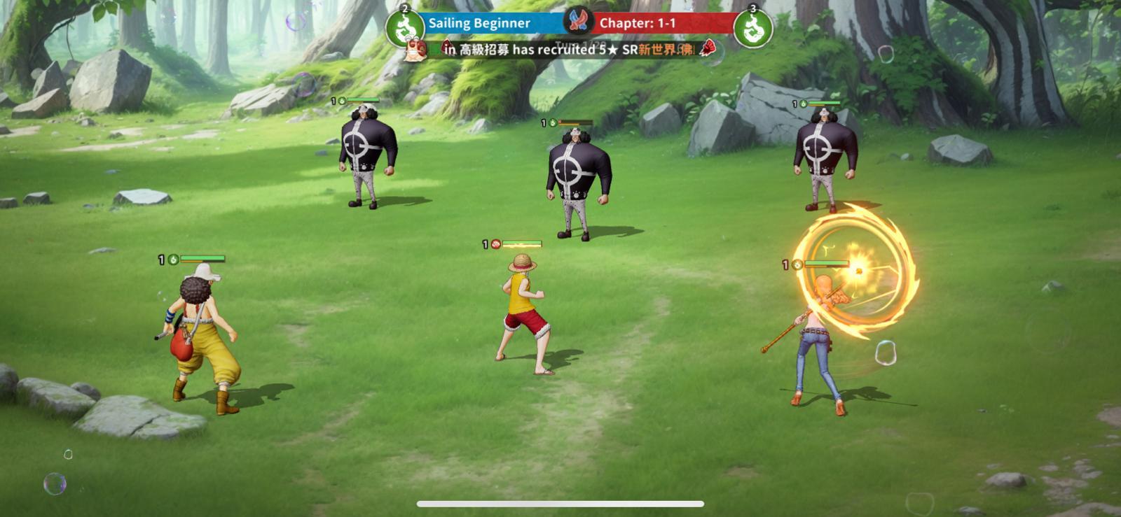 圖中遊戲是策略卡牌對戰遊戲,但其廣告是打怪遊戲(遊戲畫面截圖)