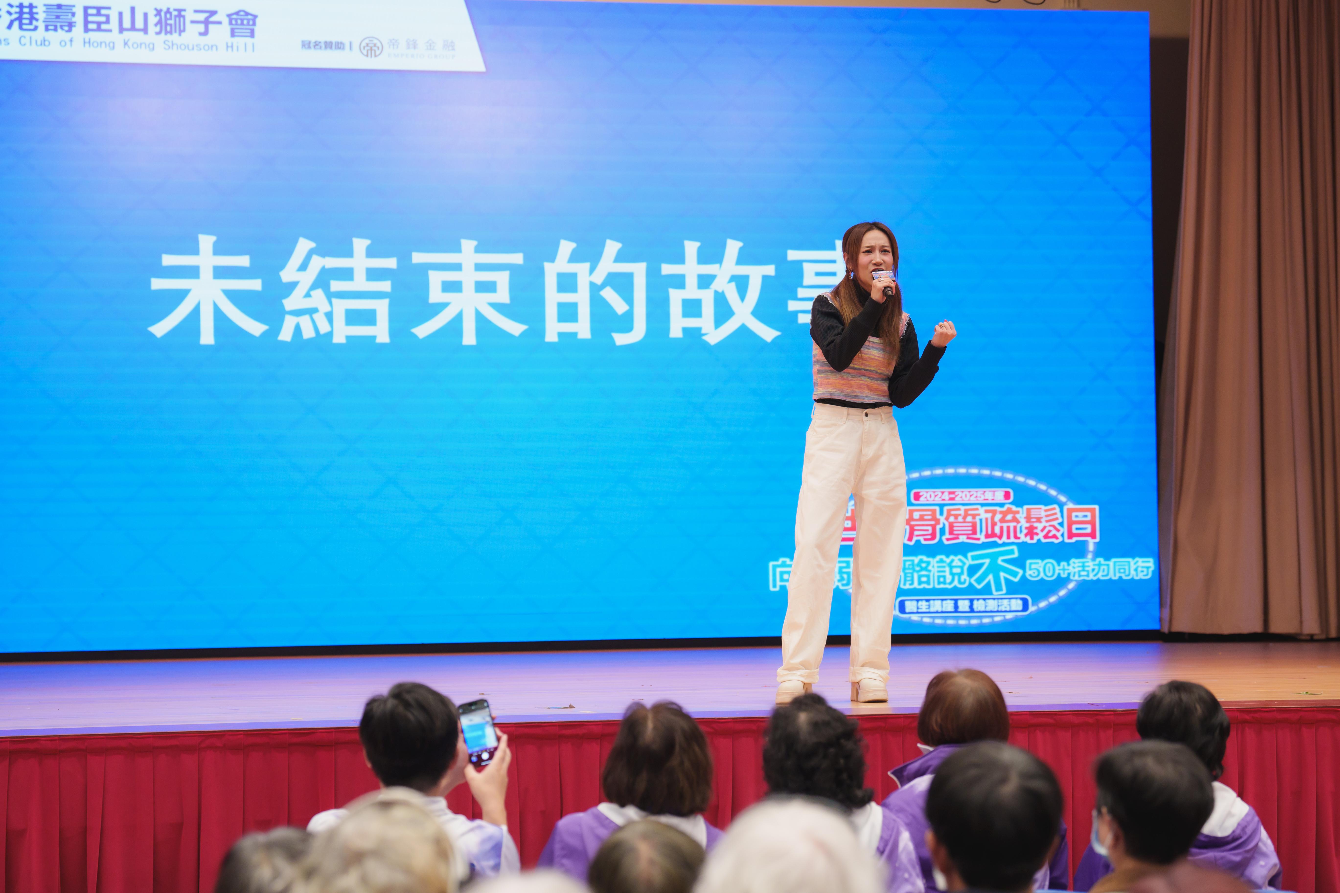 曹敏寶剛推出新歌,希望音樂事業今年更進步。