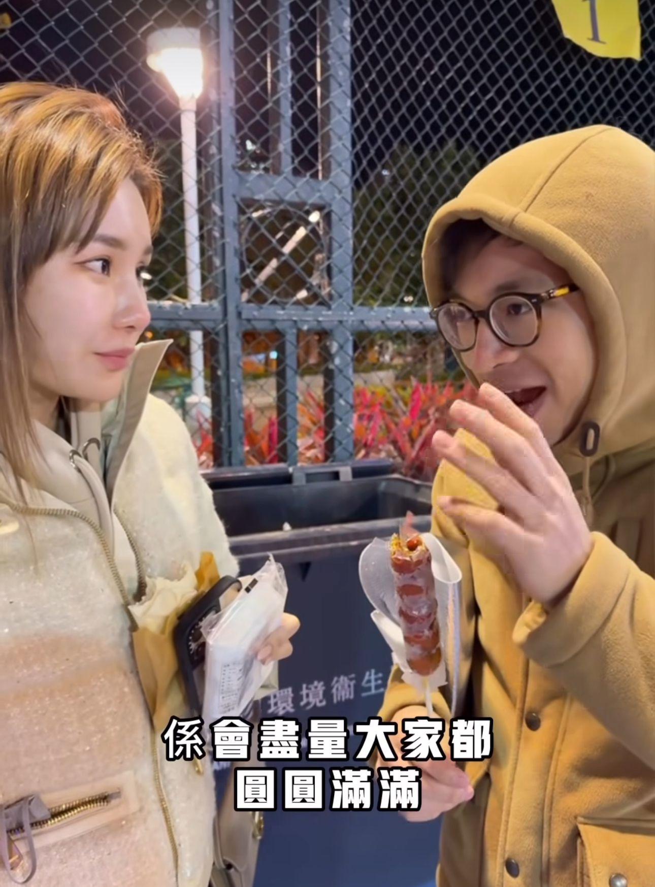 聲稱與五索絕交的林作一同行花市。