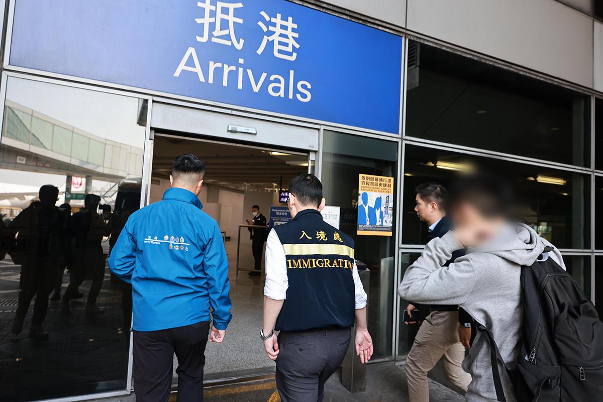 近日有被禁錮港人成功從緬甸回港。(政府新聞處)