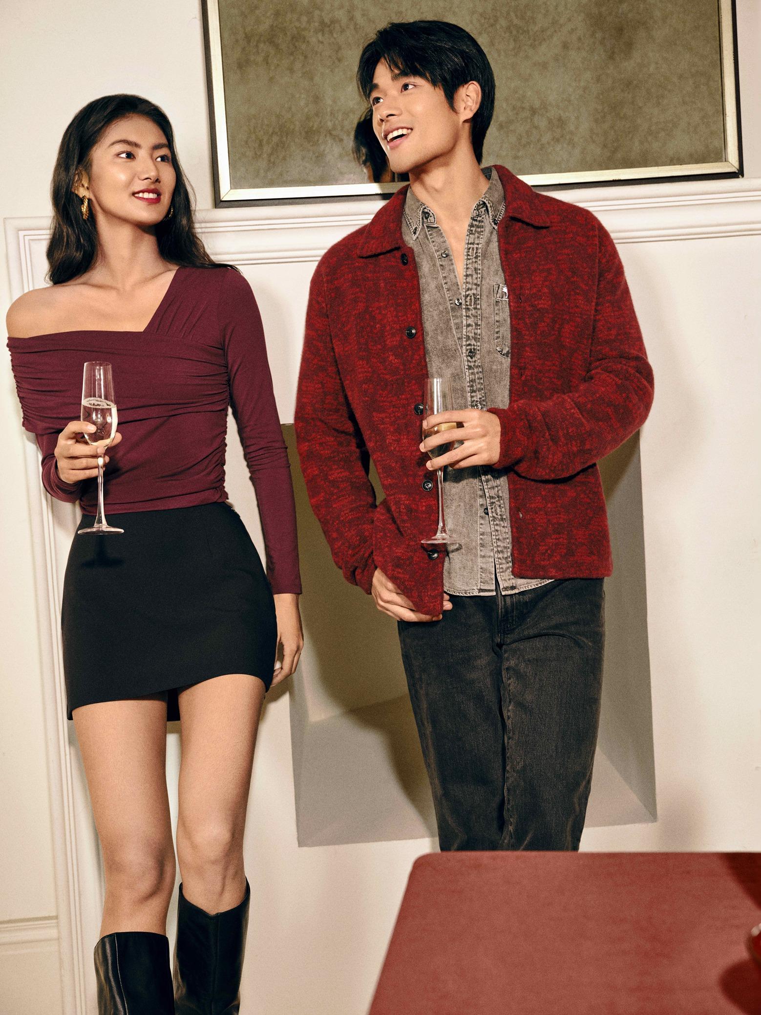 蛇年新年穿搭|Abercrombie & Fitch 新年系列