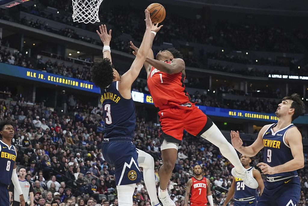 火箭128:108擊敗金塊。(美聯社)