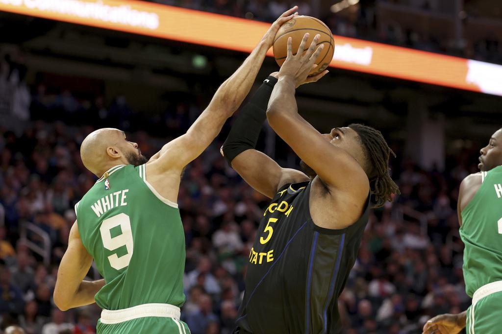 塞爾特人作客125:85大炒勇士。(美聯社)