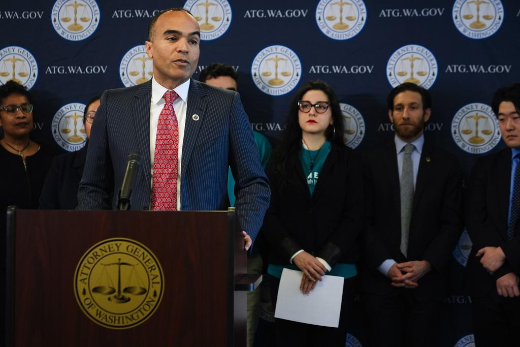 華盛頓州檢察長布朗(Nick Brown)稱出生公民權已實施逾150年,為憲法列明,總統無權改變。(美聯社)