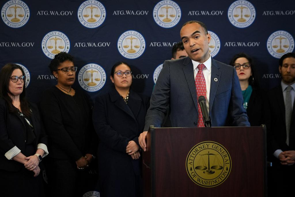 華盛頓州檢察長布朗(Nick Brown)稱出生公民權已實施逾150年,為憲法列明,總統無權改變。(美聯社)