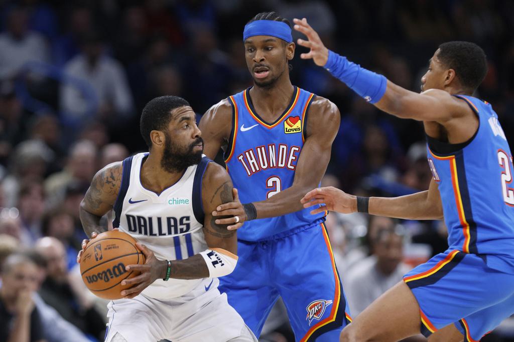 獨行俠121:115雷霆。(美聯社)