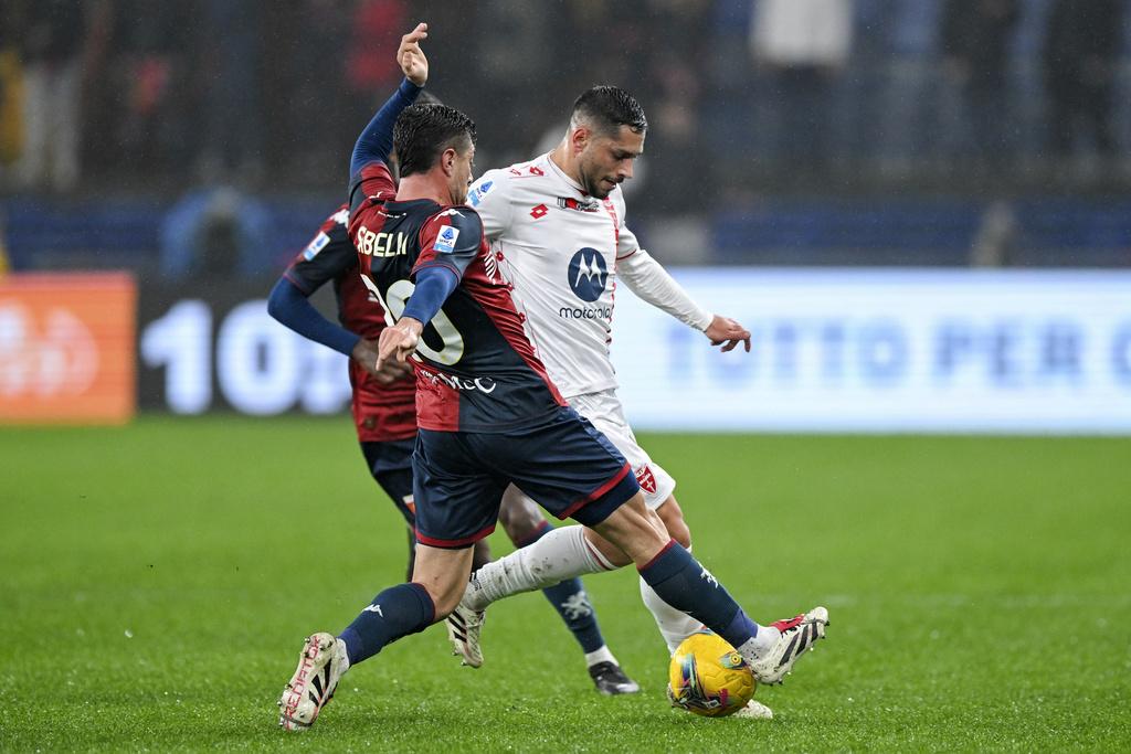 熱拿亞2:0贏蒙沙。(美聯社)