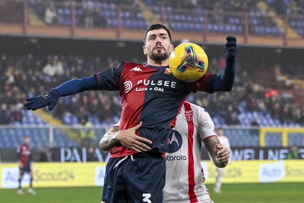 熱拿亞2:0贏蒙沙。(美聯社)