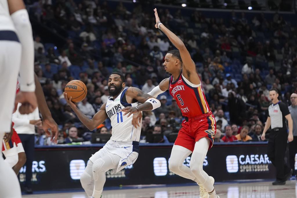 獨行俠137:136擊敗鵜鶘。(美聯社)