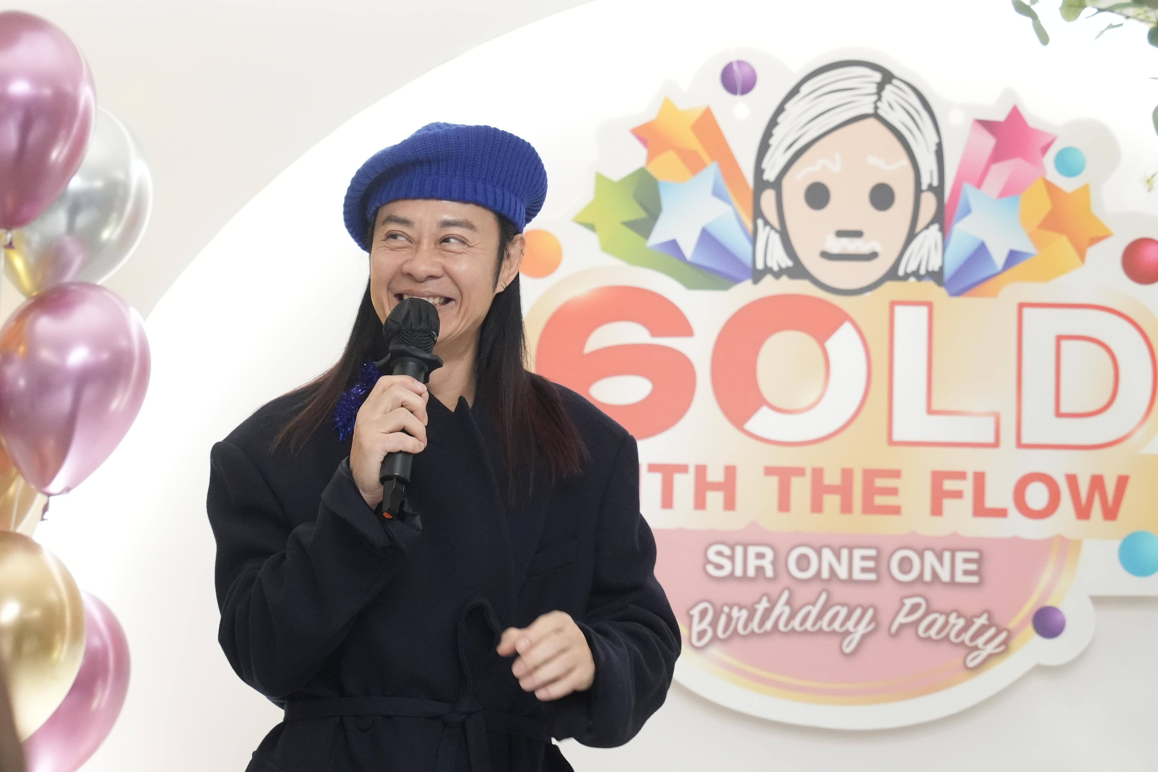 蔡一智認為能順其自然慢慢老去,係好值得開心嘅事。