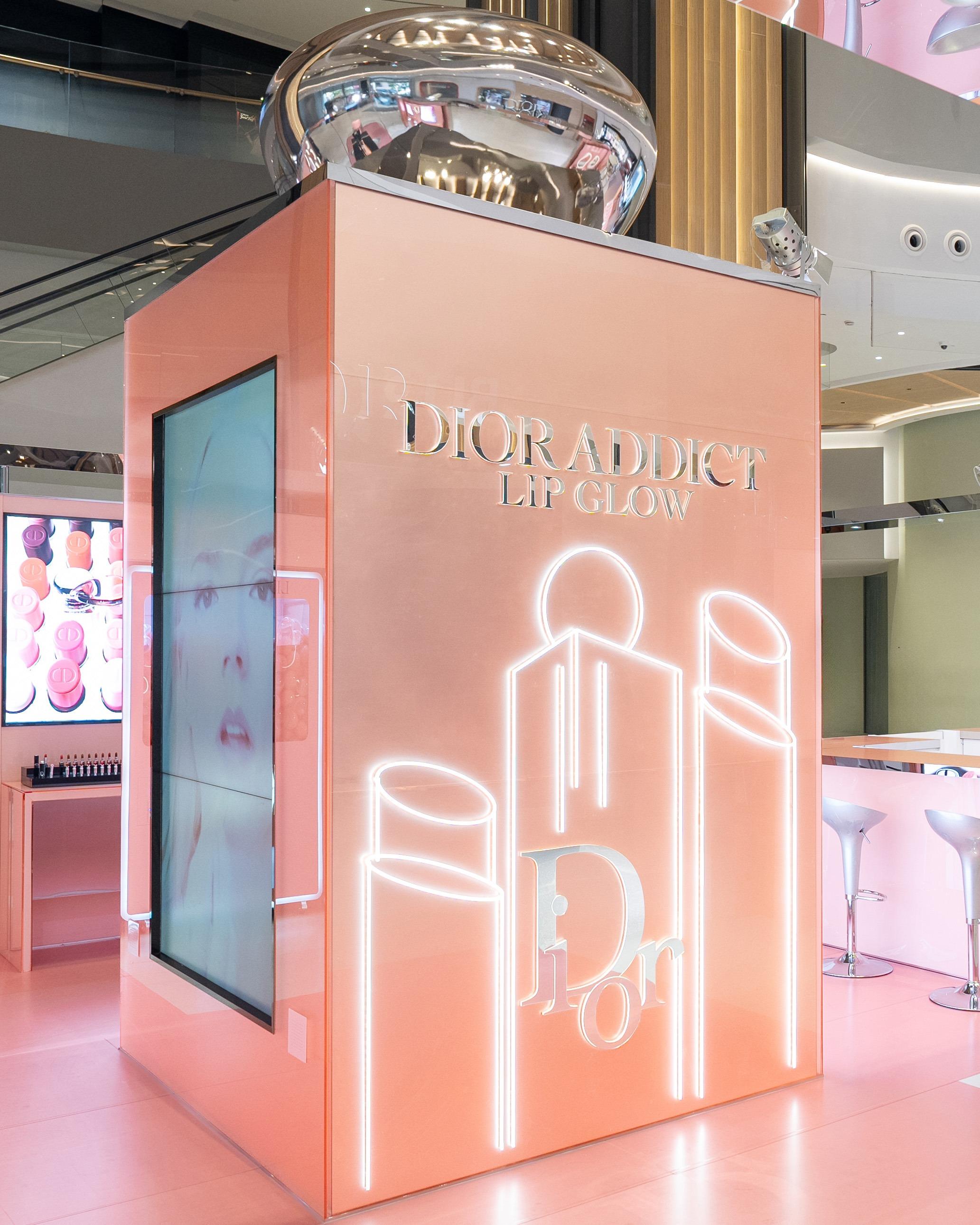 Dior誘惑煥彩唇色樂園期間限定店備有多個打卡位。