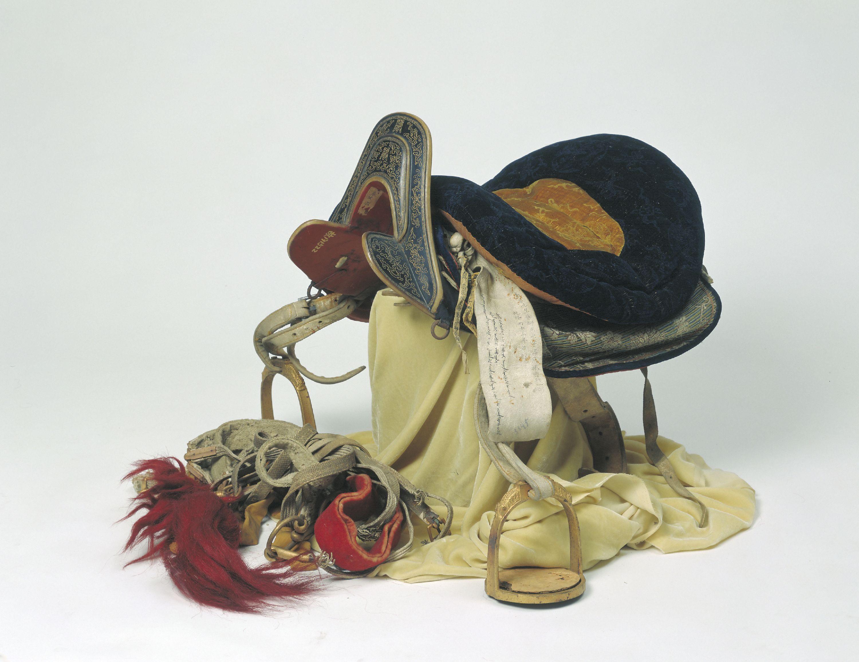 皇太極御用龍紋馬鞍 (故宮博物院提供)