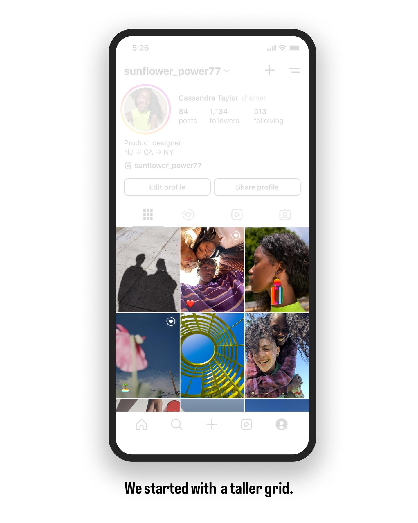 IG主頁將相片變成長方度。