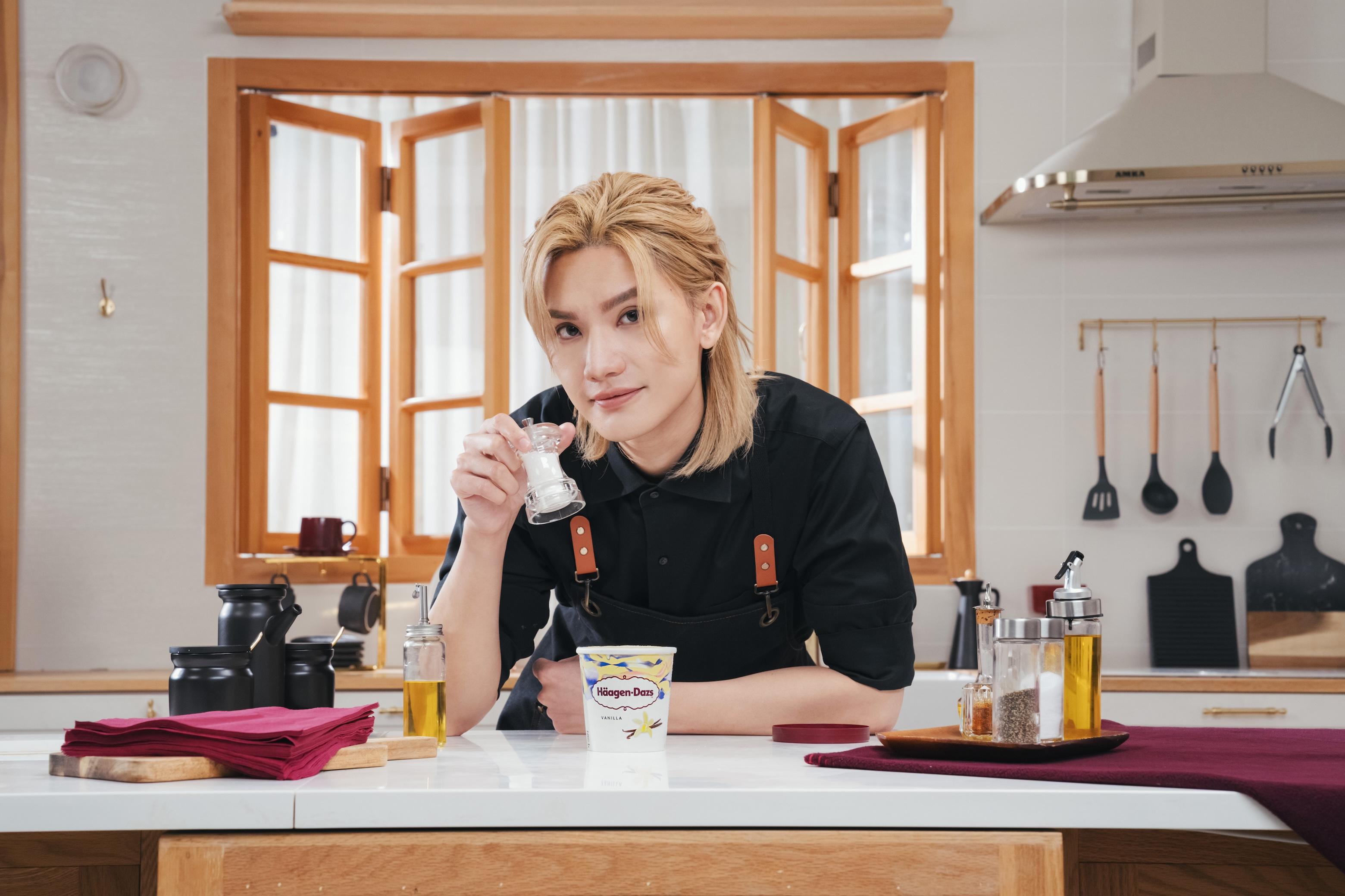 Jeremy已是第三次為Häagen-Dazs代言。