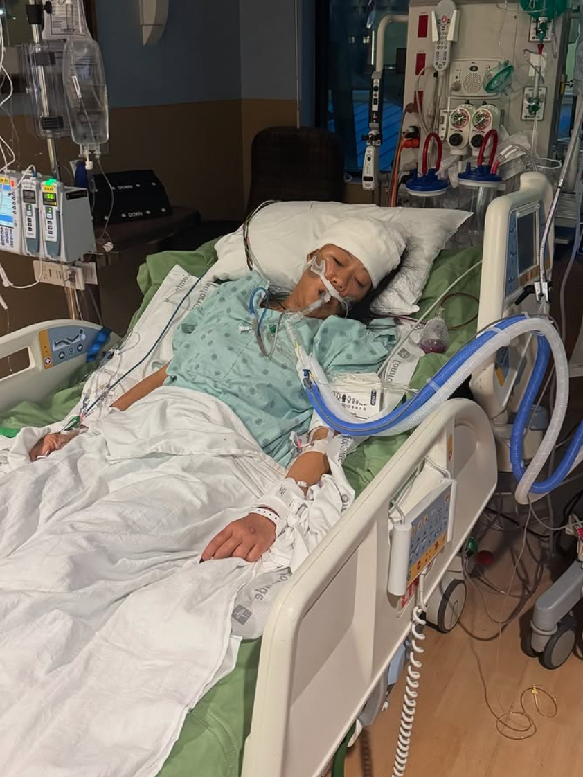 Lynn Ban上月滑雪時遇意外導致腦出血,當時已接受腦部緊急手術。