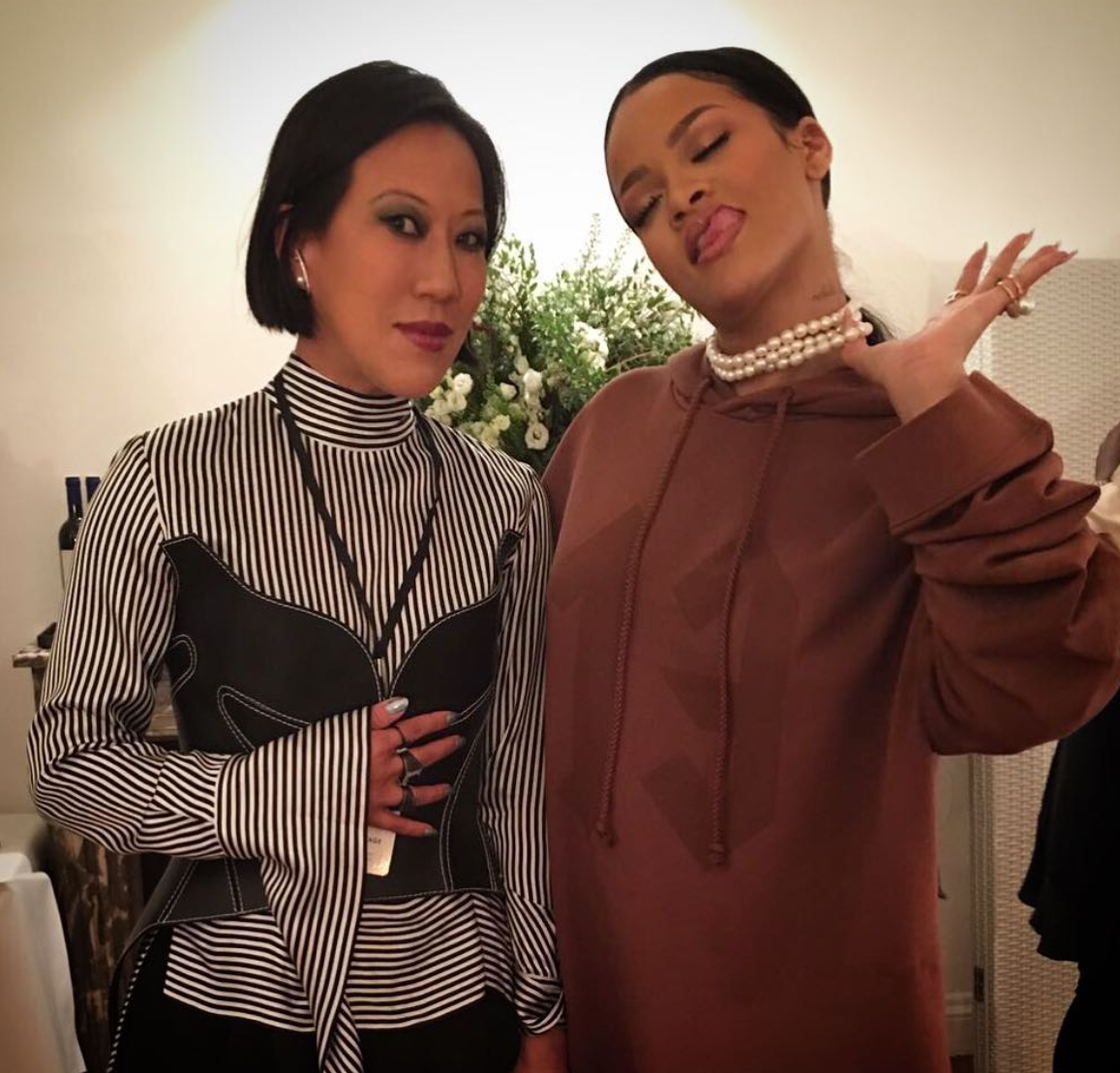 Lynn Ban跟樂壇天后Rihanna屬囤中好友。