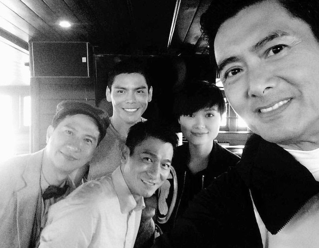 2016年,李宇春參與電影《賭城風雲III》,跟周潤發、劉德華、張家輝及向佐等結片緣。(圖片來源:李宇春IG)