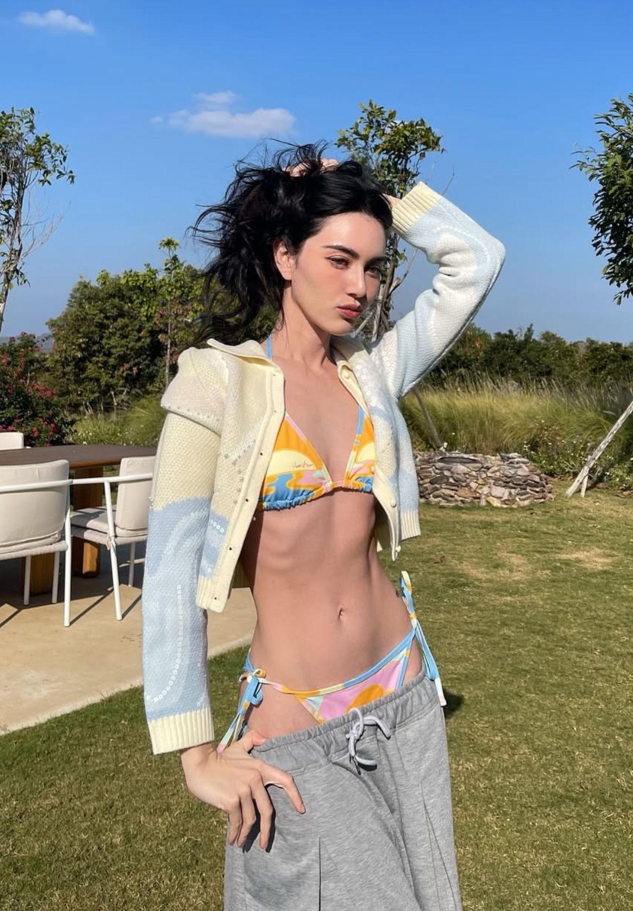 Davika Hoorne瘦骨嶙峋,網民也指她瘦得過份。