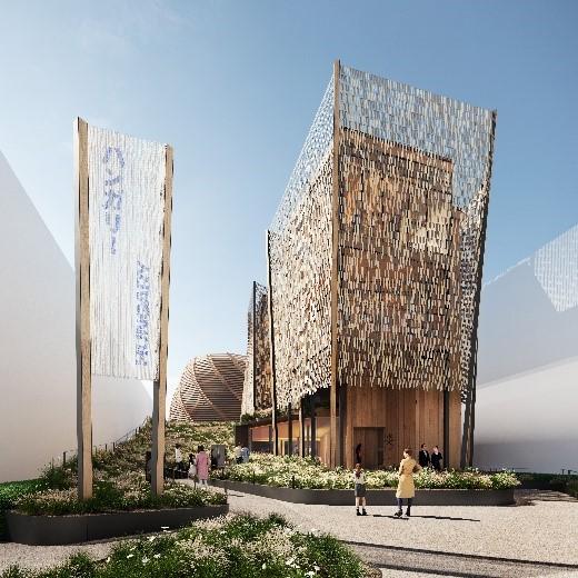 大阪世博匈牙利館。(網上圖片)