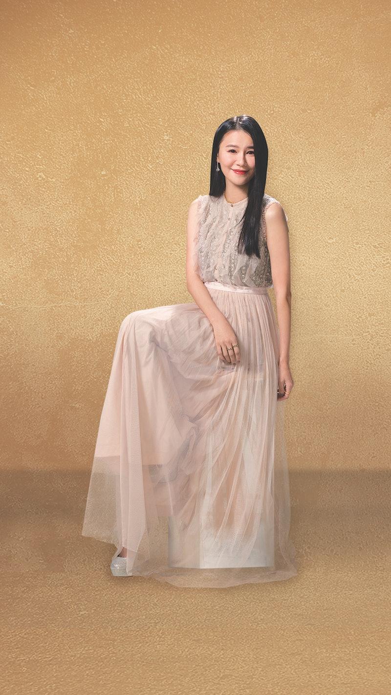 黃翠如在《萬千星輝頒獎禮2024》的場刊照是重用舊照片。