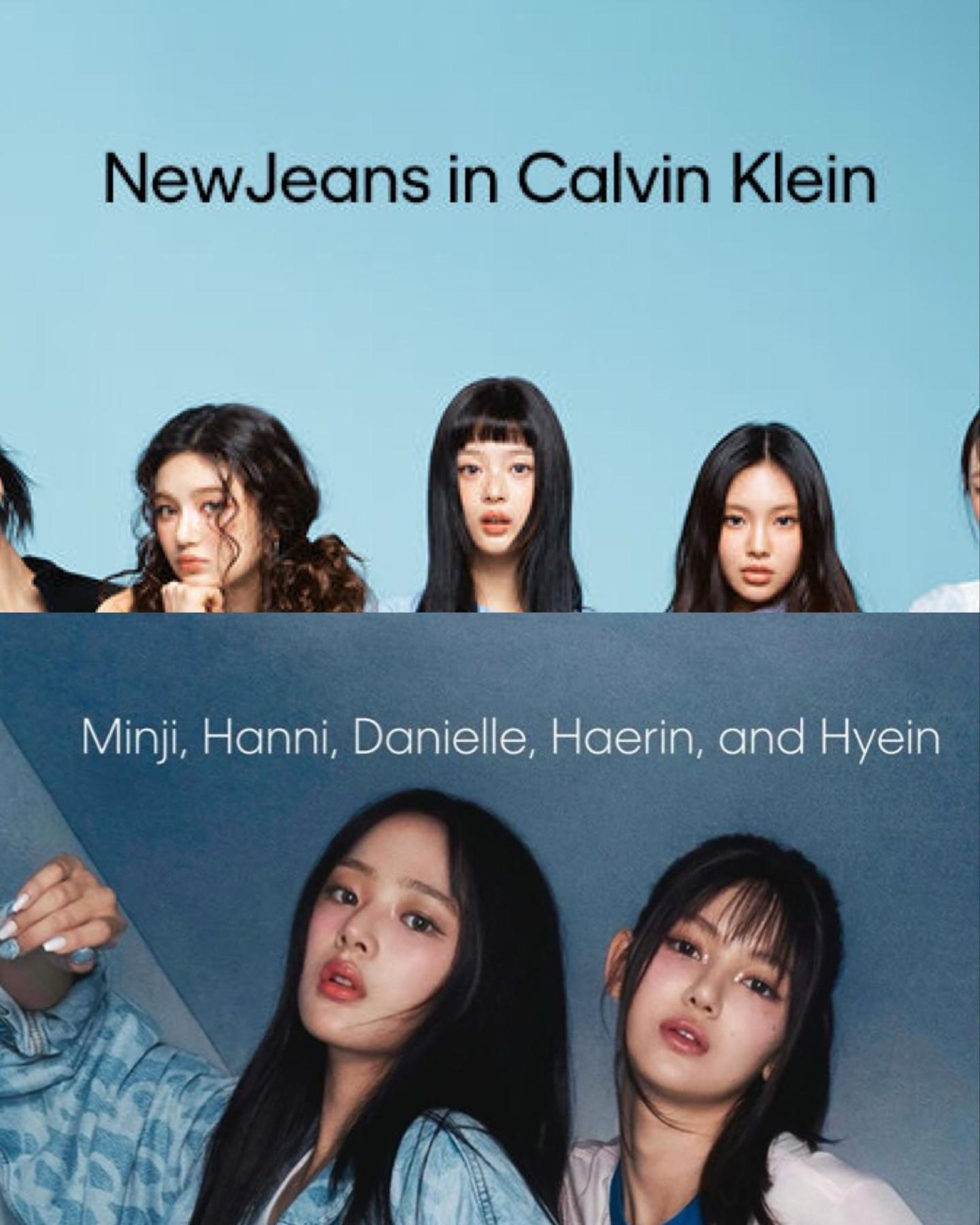 Calvin Klein再搵NewJeans代言春季新裝,不過去掉團體名,只採用成員名字。
