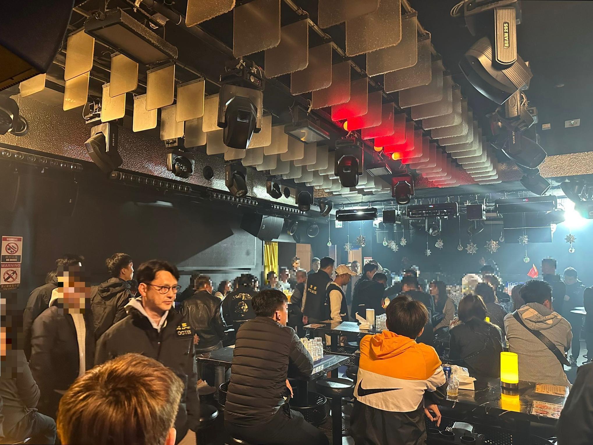 警方全港多區反罪惡,7日拘260男女。(警方圖片)