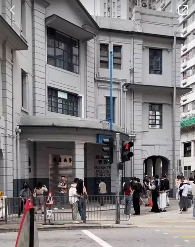 舊油麻地警署曾是很多港產片及電視劇的拍攝場景,因此吸引不少內地遊客來港打卡。(圖片來源:小紅書@阿爾梅達的長髮)