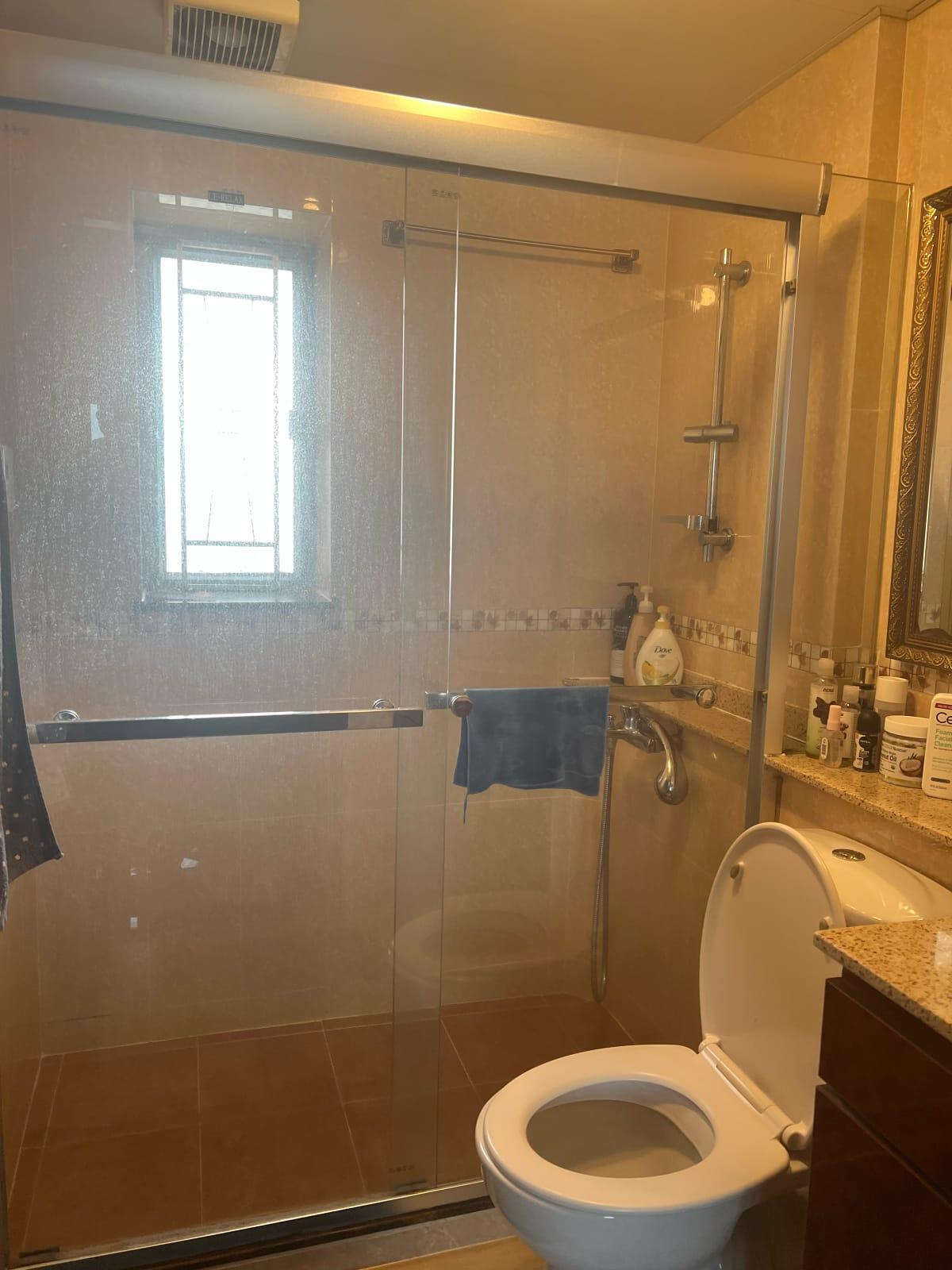 浴室屬明廁,光猛通爽。(代理提供)